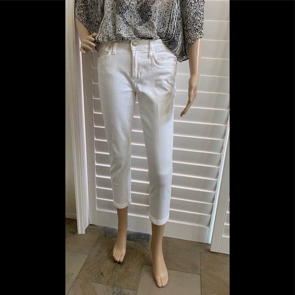Joe’s Jeans cropped with rolled hem